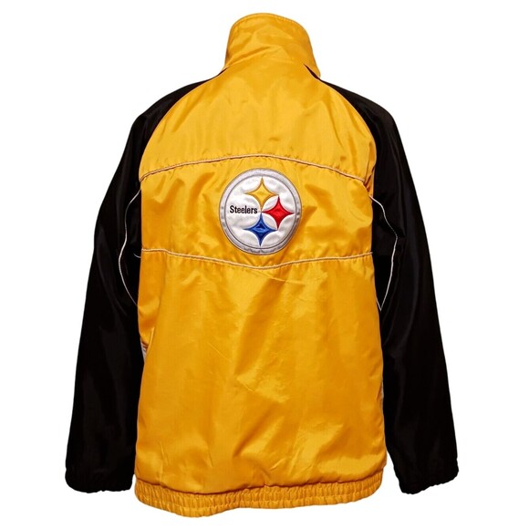 VTG Pittsburgh Steelers NFL Men's Size XL Reversible Jacket Coat GIII G3 Apparel - Picture 2 of 14